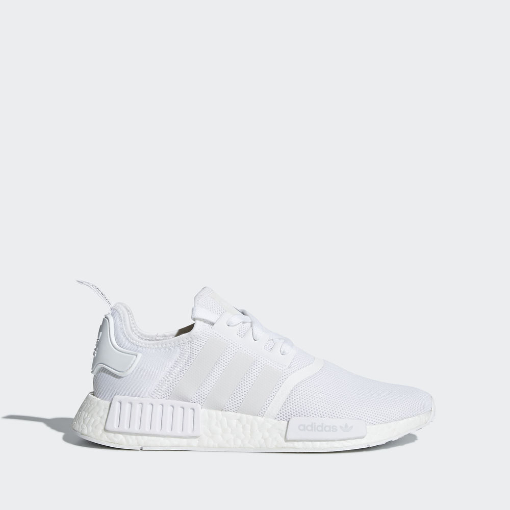 Adidas Nmd_r1 - Originals γυναικεια - Ασπρα/Ασπρα/Γκρι,Μέγεθος: EU 36 – 54 2/3 (630DSVWC)